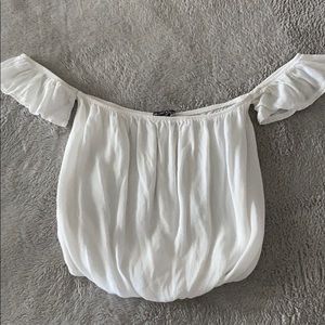 Brandy Melville White Blouse Top, one size.